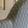 Windsor Ottoman Bed Green Ikat Arrow 