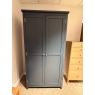 Hamilton Painted Blue Full Hanging Wardrobe (Bury St Edmunds)