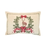Walton & Co Reindeer And Wreath 35x50cm Cushion