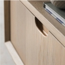 Darby Scandi Oak Console Table With Drawers