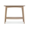 Darby Scandi Oak Console Table With Shelf