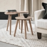 Darby Scandi Oak Nest of Lamp Tables