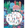 Skating Under The Stars Christmas Cards Pack of 8