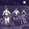 Festive Dip Christmas Cards Pack of 8