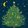 Christmas Tree Christmas Cards Pack of 5