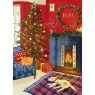 Cosy Afternoon Nap Xmas Christmas Cards Pack of 8