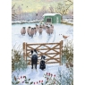 Snow On The Farm Christmas Cards Pack of 8