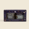 St Eval Gold Marbled Pillar Candle Winter Thyme