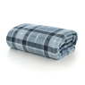Pheasant Check Throw Navy