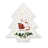 Gisela Graham Small Bone China Tree Dish Nostalgia Sleigh