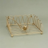 Gisela Graham Gold Wire Napkin Holder