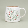 Gisela Graham Stoneware Fir & Berries Mug
