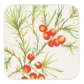 Gisela Graham Fir & Berries Coaster - Pack of 4