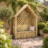 Suffolk 3 Seat Trellis Arbour with Storage