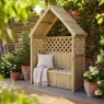Suffolk 3 Seat Trellis Arbour with Storage