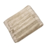 Volga Ruffle Throw Taupe 130cm x 180cm