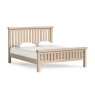 Newhaven Bed Frame White Wash SKing