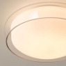Dar Dagon 3 Light Bathroom Ceiling Light with  Opal Glass IP44