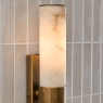 Dar Eneco Bathroom Wall Light Antique Bronze
