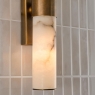 Dar Eneco Bathroom Wall Light Antique Bronze