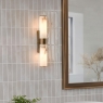 Eneco 2 Light Bathroom Wall Light Antique Bronze