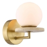 Dar Inaya Wall Light Natural Brass