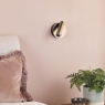 Dar Itala Single Spotlight Antique Bronze LED