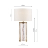 Dar Ravis Table Lamp Antique Bronze