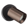 Dar Hiro Single Spotlight Satin Bronze and Matt Black