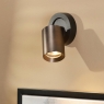 Dar Hiro Single Spotlight Satin Bronze