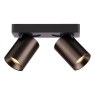 Dar Hiro 2 Light Bar Spotlight Satin Bronze