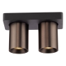 Dar Hiro 2 Light Bar Spotlight Satin Bronze