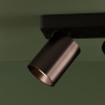 Dar Hiro 2 Light Bar Spotlight Satin Bronze