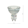 DAR LED GU10 Light Bulb (Lamp) 5w 345lm 3000k
