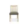 Burnham Low Slatted Dining Chair Black Gold