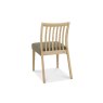 Burnham Low Slatted Dining Chair Black Gold