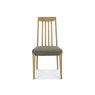Burnham Slat Back Oak Chair - Black & Gold