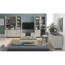 Burnham Entertainment Unit Grey Washed Oak & Soft Grey