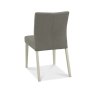 Burnham Upholstered Grey Washed Oak & Soft Grey Chair - Titanium