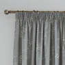 Laura Ashley Pussywillow Readymade Curtains Steel