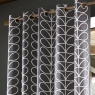 Linear Stem Charcoal Curtains
