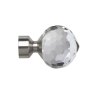 Frogbite 28mm Satin Silver Finial