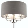 laura ashley sorrento 3 light table lamp polished nickel 