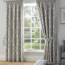 Averie Pencil Headed Curtains Lined Blue