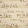 Moorland Stag Linen Fabric