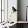 Thorpe Mid Century Matt Black Task Light