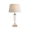 Laura Ashley Carson Polished Nickel  & Crystal Table Lamp Medium