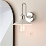 Chrome Fisherman Wall Light