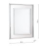 Laura Ashley Evie Small Rectangular Mirror