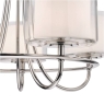 Laura Ashley Southwell 5lt Chandelier Polished Nickel & Glass Shades